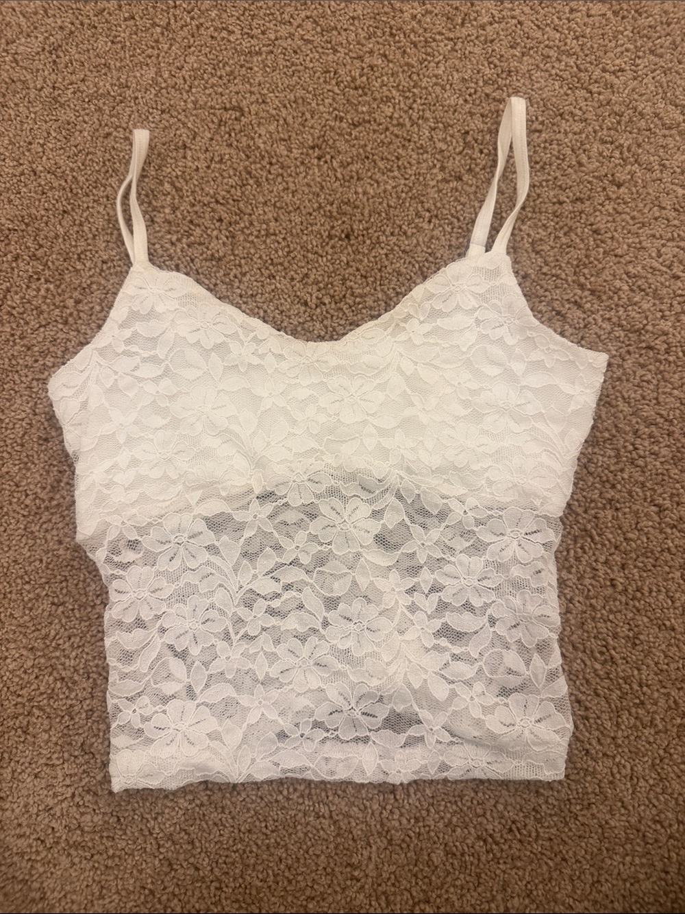 Hollister lace tank top